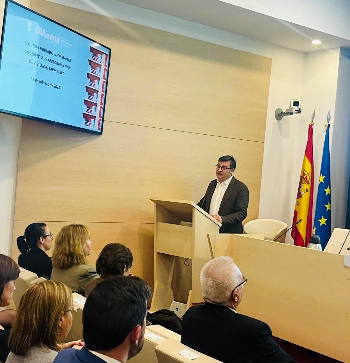 González durante la participación en la Jornada SAVMadrid