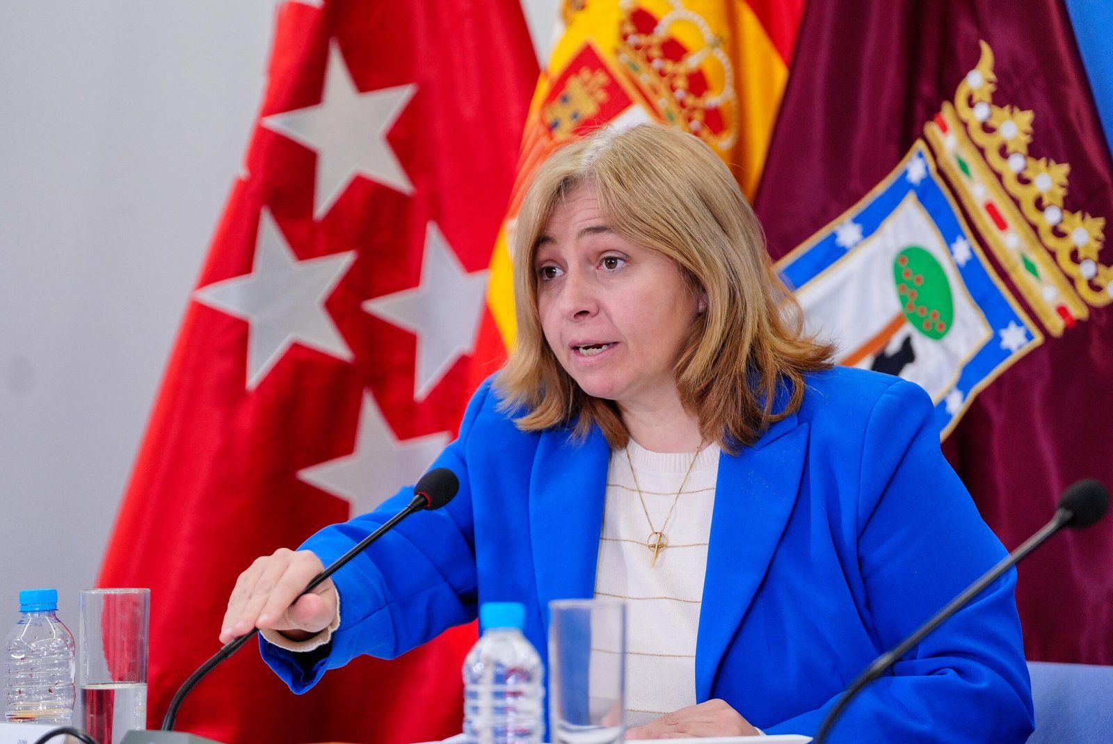 La vicealcaldesa, Inma Sanz, durante la rueda de prensa posterior a la Junta de Gobierno