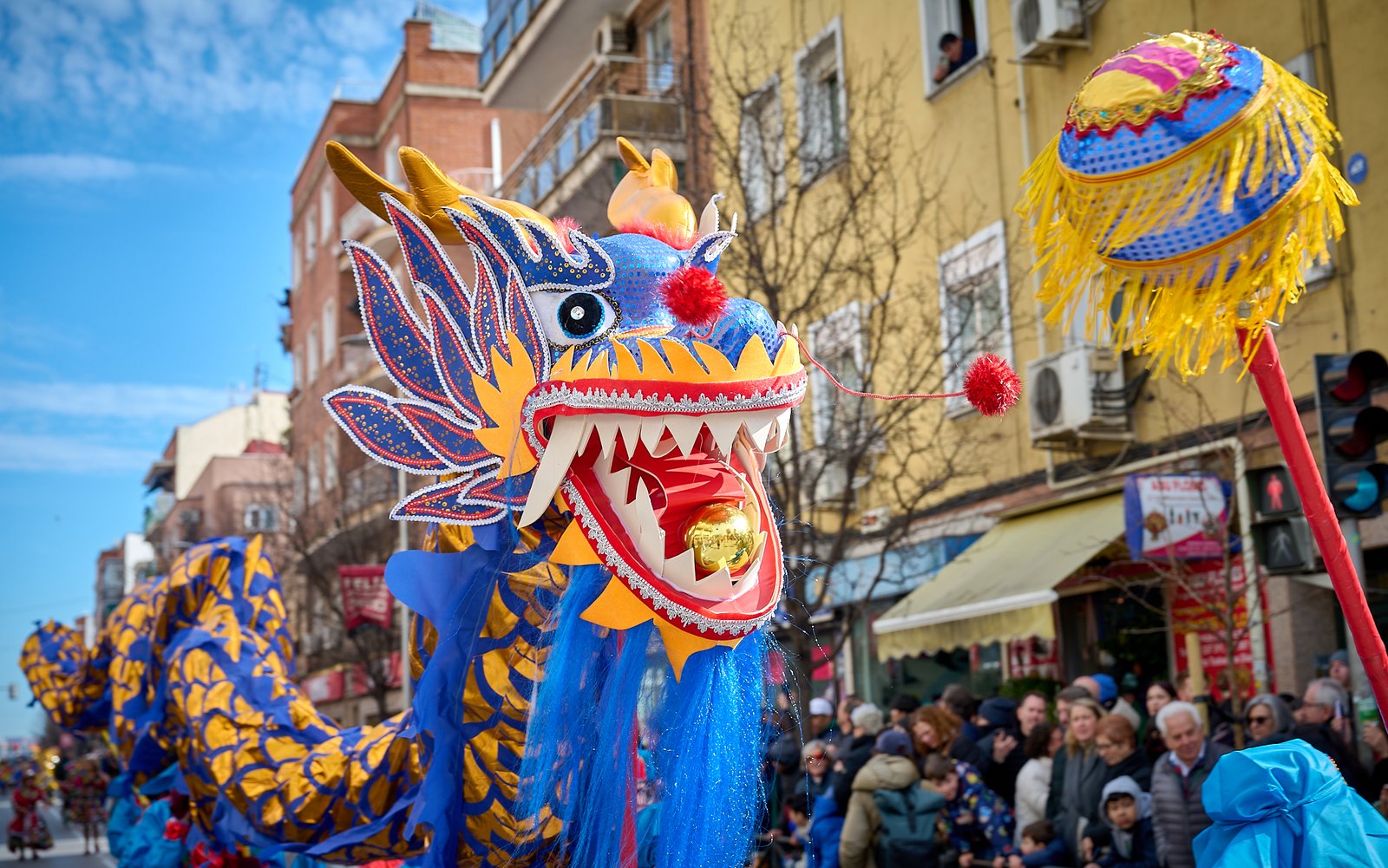 Imagen del desfile del año nuevo chino
