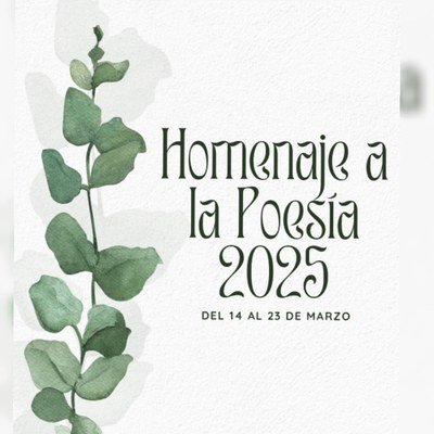 La ciudadanía puede enviar poemas propios o de autores y autoras del 6 al 18 de marzo