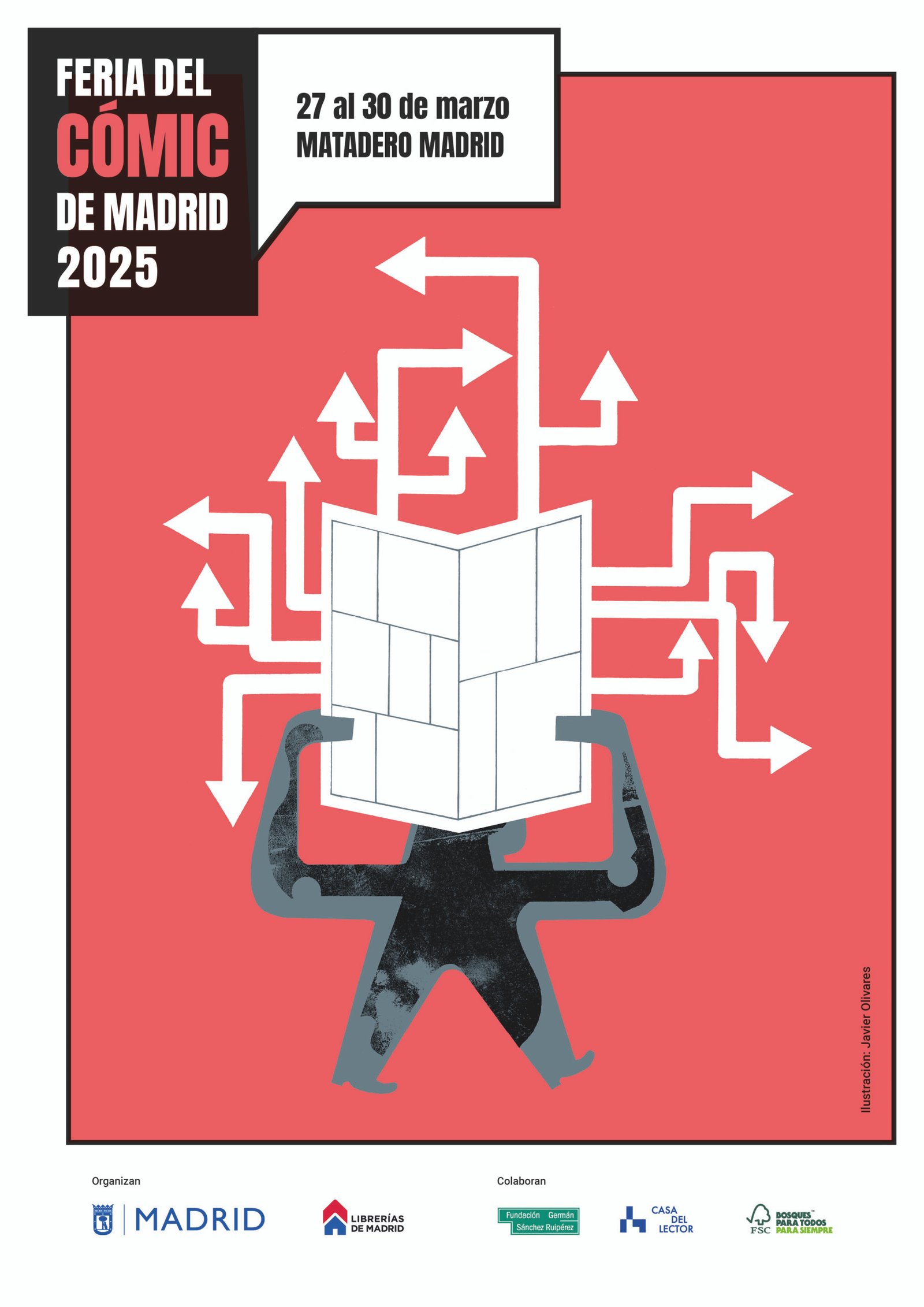 Cartel promocional de la Feria del Cómic de Madrid