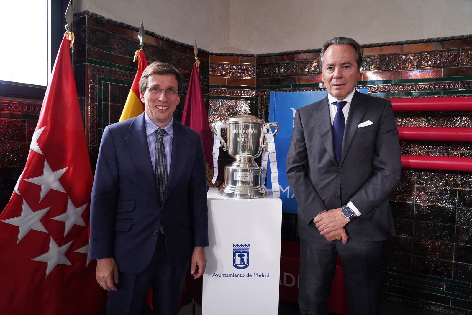1. Almeida en la presentación del Concurso de Saltos