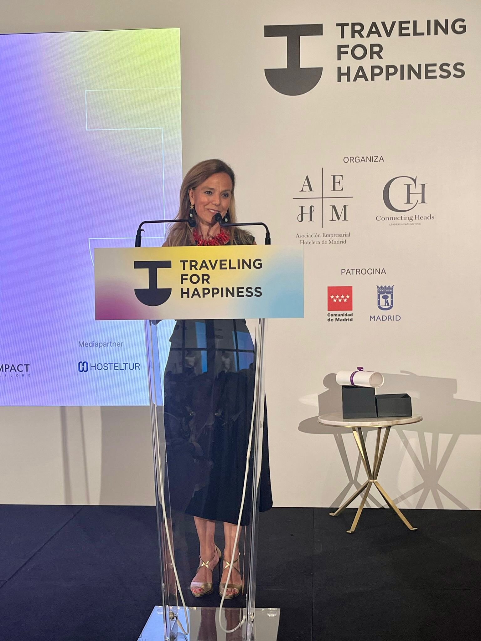 La concejala delegada de Turismo, Almudena Maíllo, durante su intervención