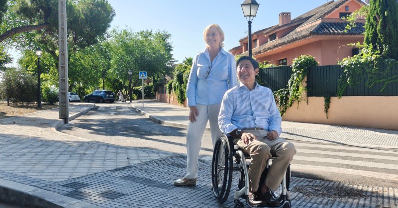 Visita a la remodelación de la calle Fuente del Rey