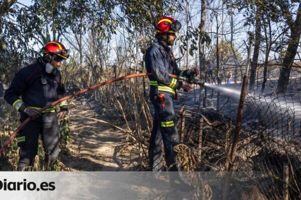 El incendio de Méntrida, controlado tras una evolución favorable de los vientos