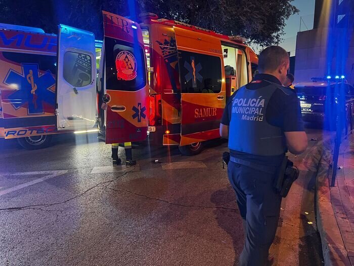 trasladado grave al hospital 12 de Octubre bajo escolta policial