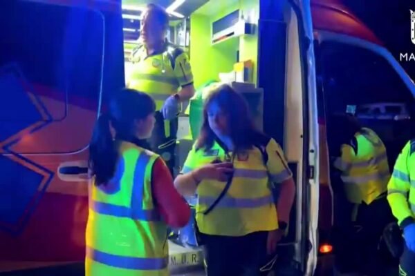 Un motorista muerto y el copiloto herido en accidente en paseo de Santa María de la Cabeza, Madrid
