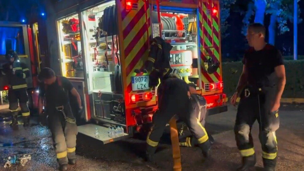 Alcorcón envía bomberos voluntarios a León para apoyar en la extinción de los incendios forestales