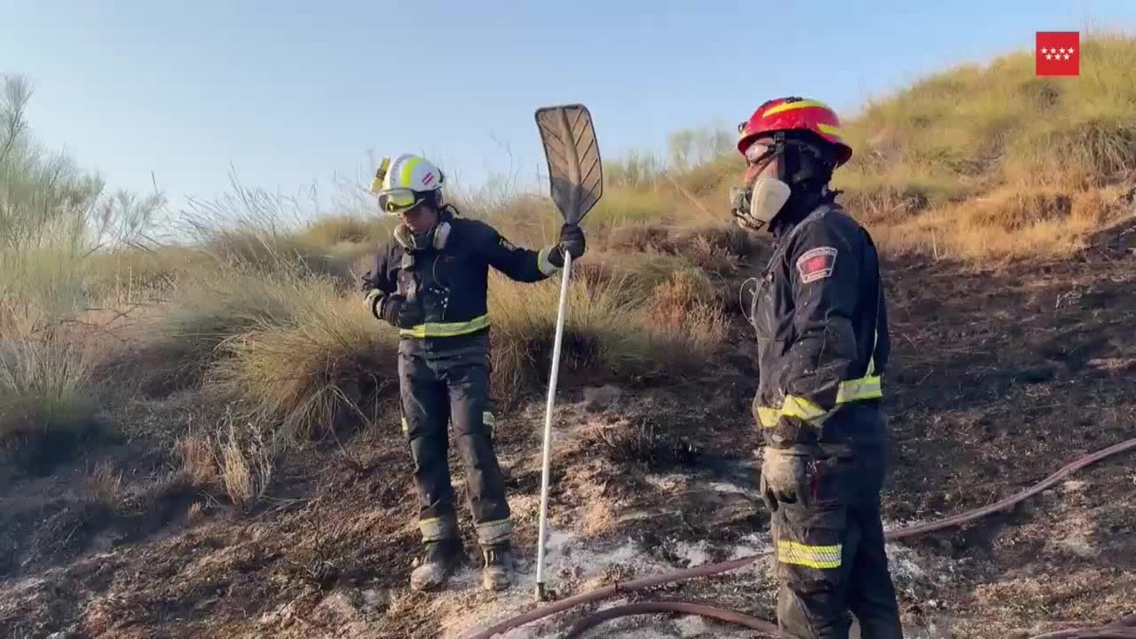 Emergencias espera que el incendio de Aranjuez quede controlado a lo largo de la mañana