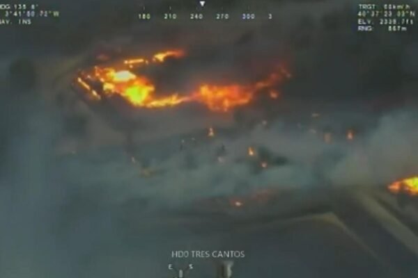 El incendio de Tres cantos, el segundo en menos de un año.