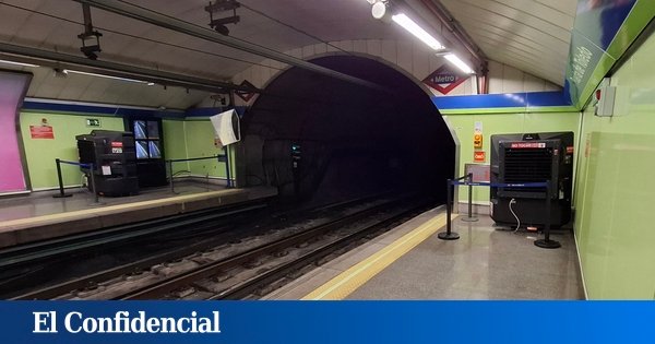 Un joven de 25 años en grave estado tras sufrir un golpe de calor en el Metro de Madrid