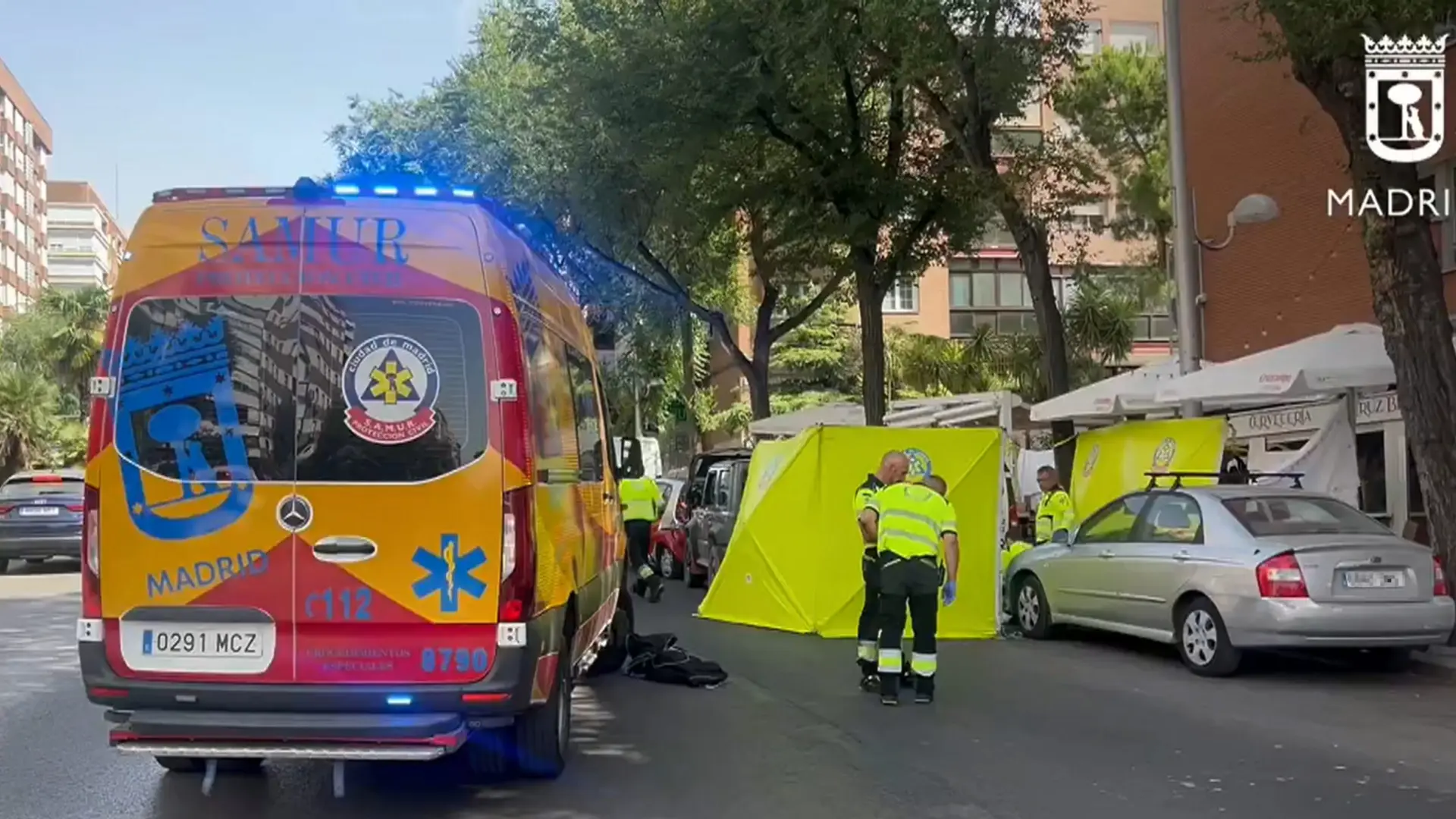 Muere una mujer atropellada en Madrid mientras sacaba cosas de su maletero