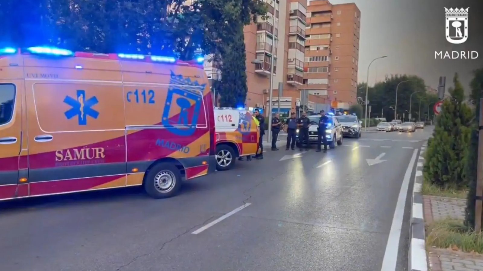 Una moto atropella a una mujer de 71 años junto a un paso de peatones en Moratalaz