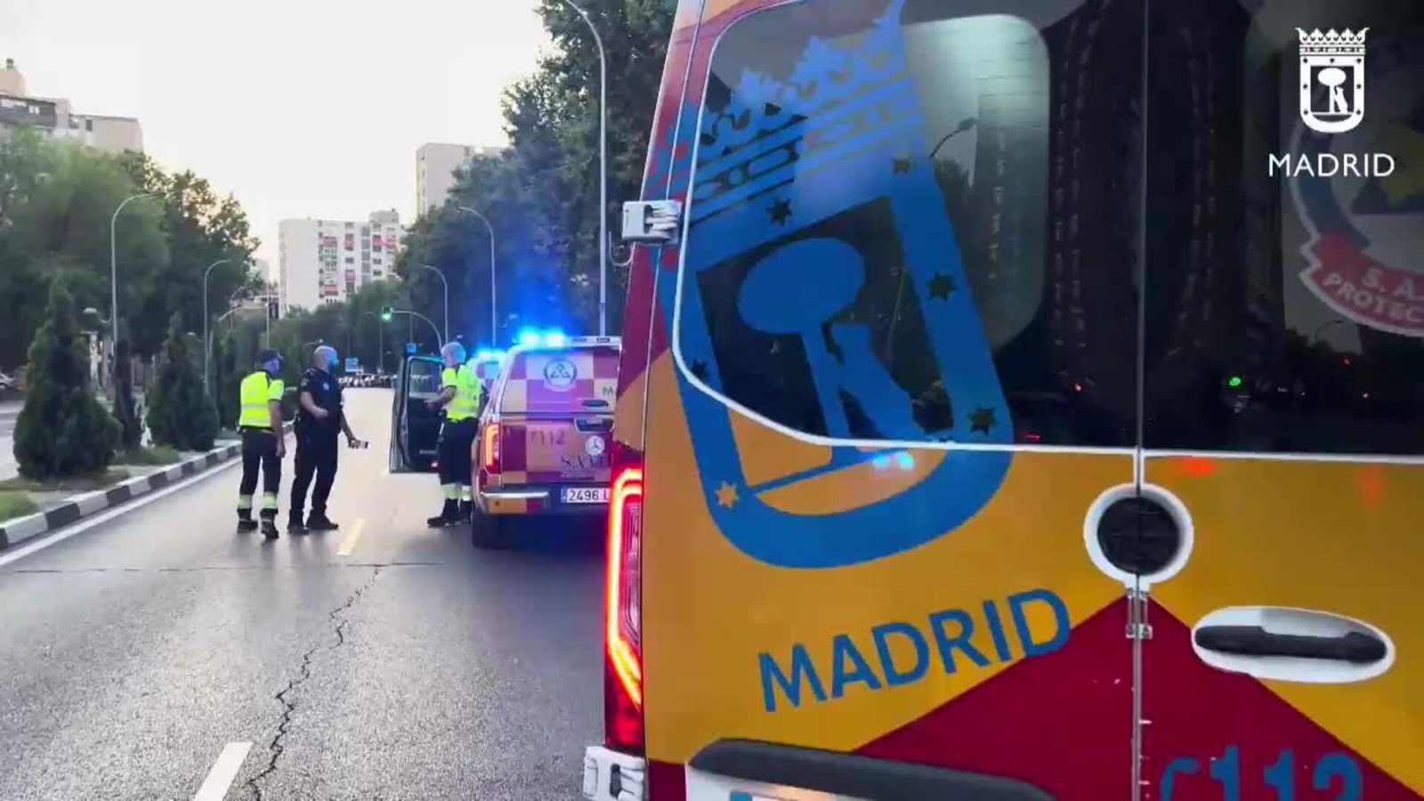 En estado grave una mujer de 71 años atropellada en un paso de cebra en Madrid