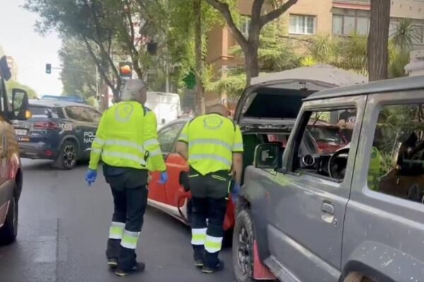 El Samur durante el atropello de Doctor Esquerdo.