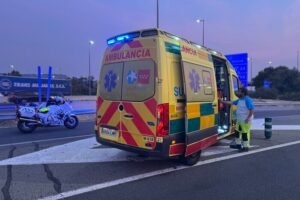 Fallece un motorista en un accidente en la A-2 a la altura de Alcalá de Henares