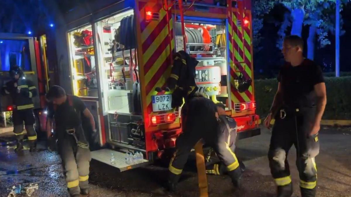 Muere un hombre en un incendio en el distrito madrileño de Latina