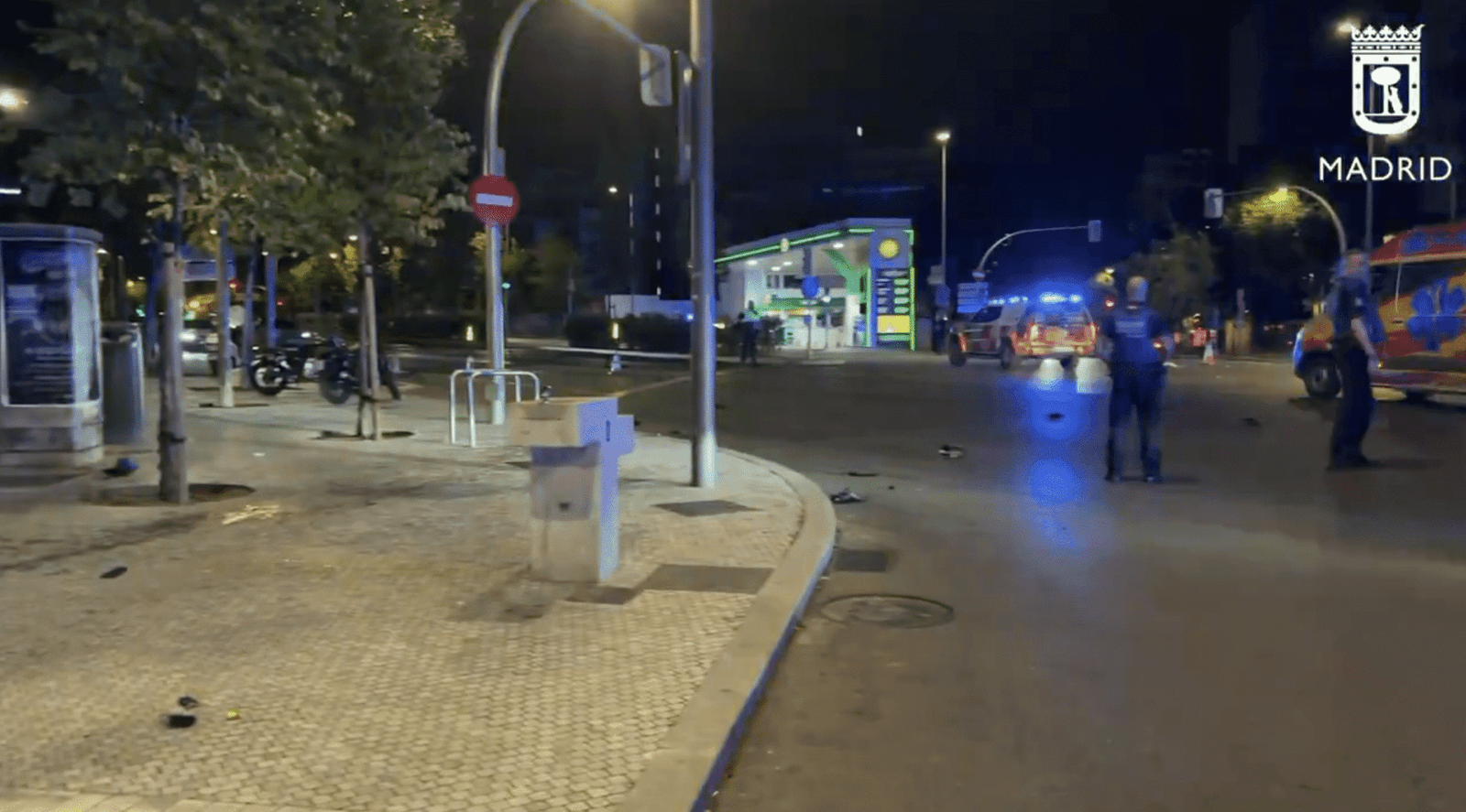 Arrolla a un motorista y se da a la fuga en Príncipe de Vergara con Francisco Silvela