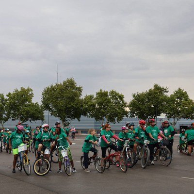 Imagen de archivo de la Bicicletada por la movilidad sostenible celebrada el pasado año.