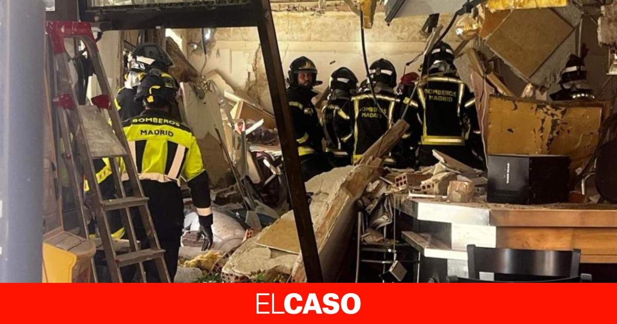 Una explosión en un bar de Madrid deja una veintena de heridos y el edificio en riesgo de hundimiento