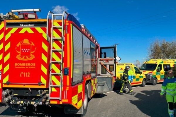 extinguido tras arrasar dos hectáreas de pasto sin heridos en Madrid