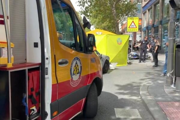 Motorista grave tras chocar con un coche en Tetuán