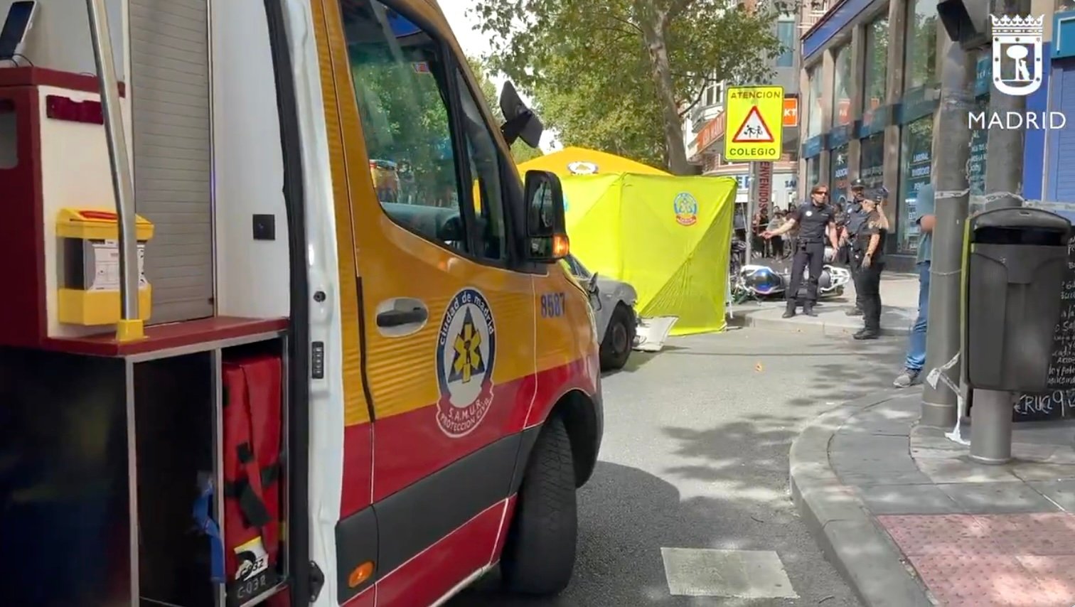 Motorista grave tras chocar con un coche en Tetuán