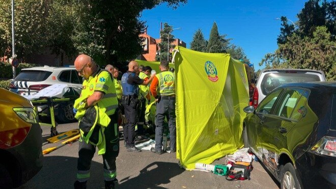 fallece un joven motorista en Arturo Soria