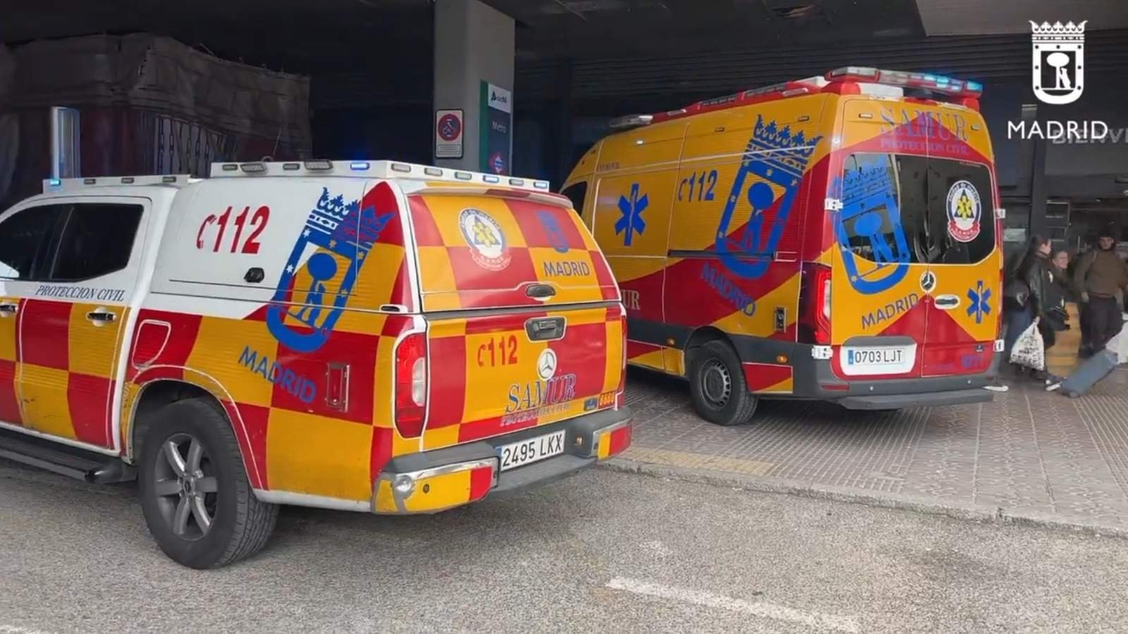 tres jóvenes heridos al romperse una atracción de feria