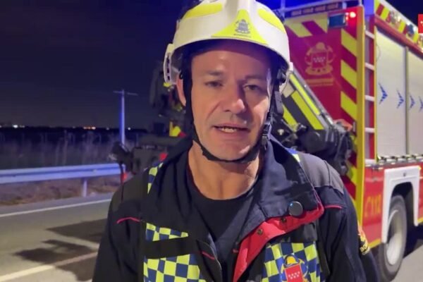 Un muerto y dos heridos graves en una colisión entre dos turismos en Torrejón de Velasco
