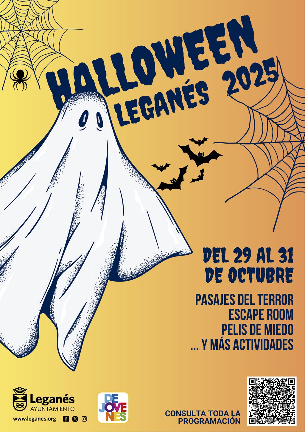 Leganés se engalana para Halloween con pasajes del terror en Casa Consistorial, en La Fortuna y múltiples actividades de Dejóvenes
