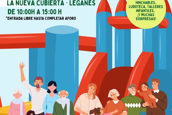 Leganés celebra este domingo su II Fiesta de la Familia, con hinchables, talleres y sorpresas para todas las edades