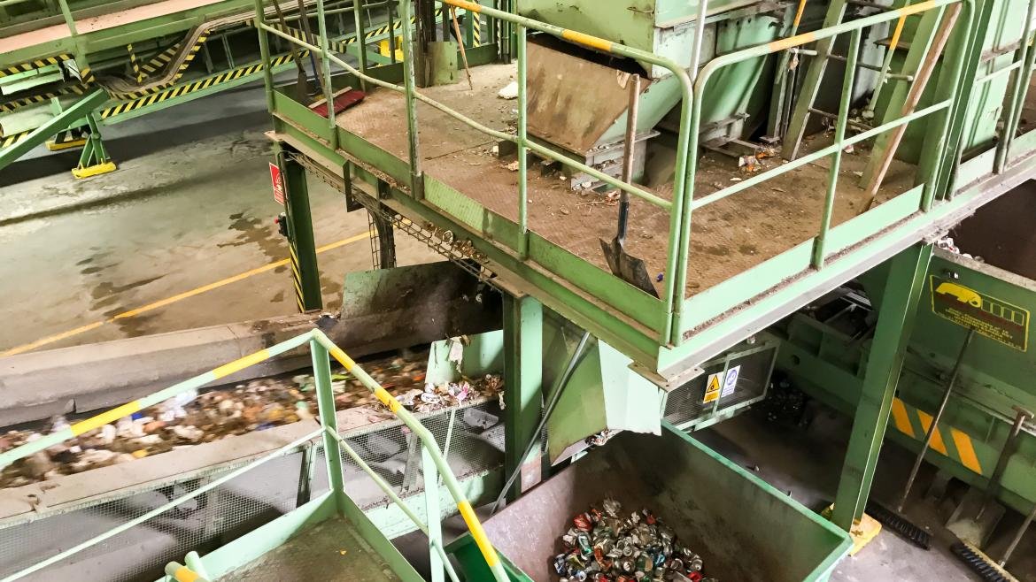 Planta de gestión de residuos