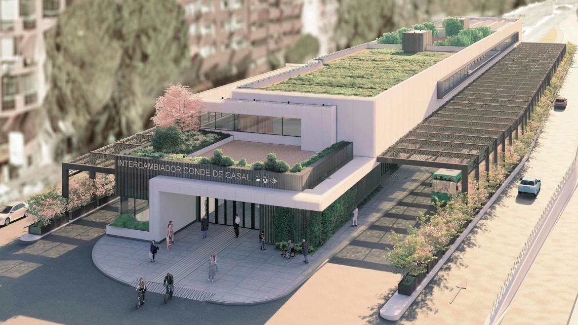 proyecto del nuevo intercambiador de Conde de Casal