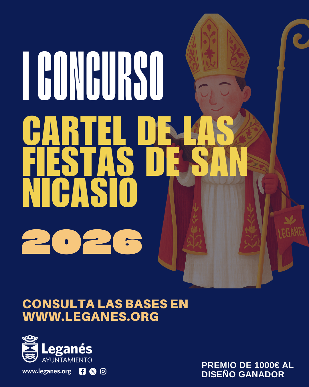 El Ayuntamiento de Leganés convoca un concurso para que los vecinos creen el cartel de las Fiestas de San Nicasio  