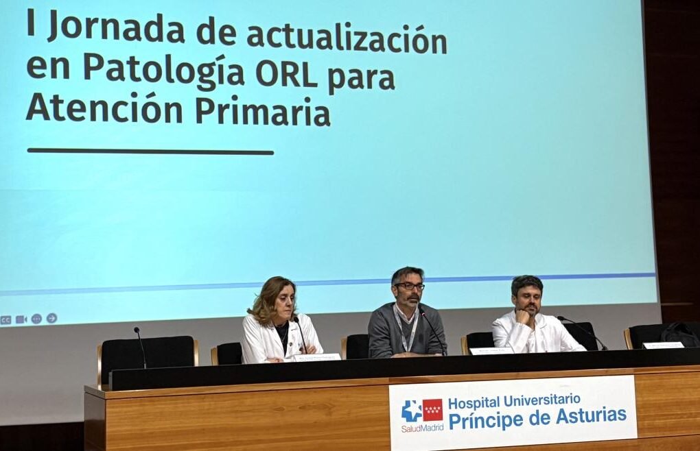 Mesa inaugural de la I Jornada de actualización en patoogía ORL