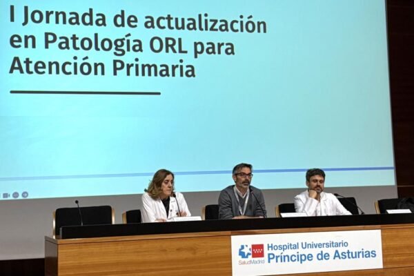 Mesa inaugural de la I Jornada de actualización en patoogía ORL