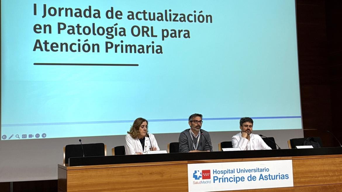 Mesa inaugural de la I Jornada de actualización en patoogía ORL