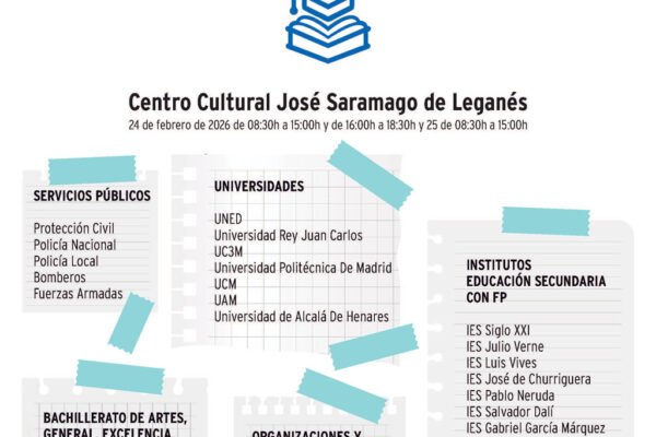 Más de 2.100 estudiantes de los institutos de Leganés pasarán por la II Feria de Orientación Académica y Profesional