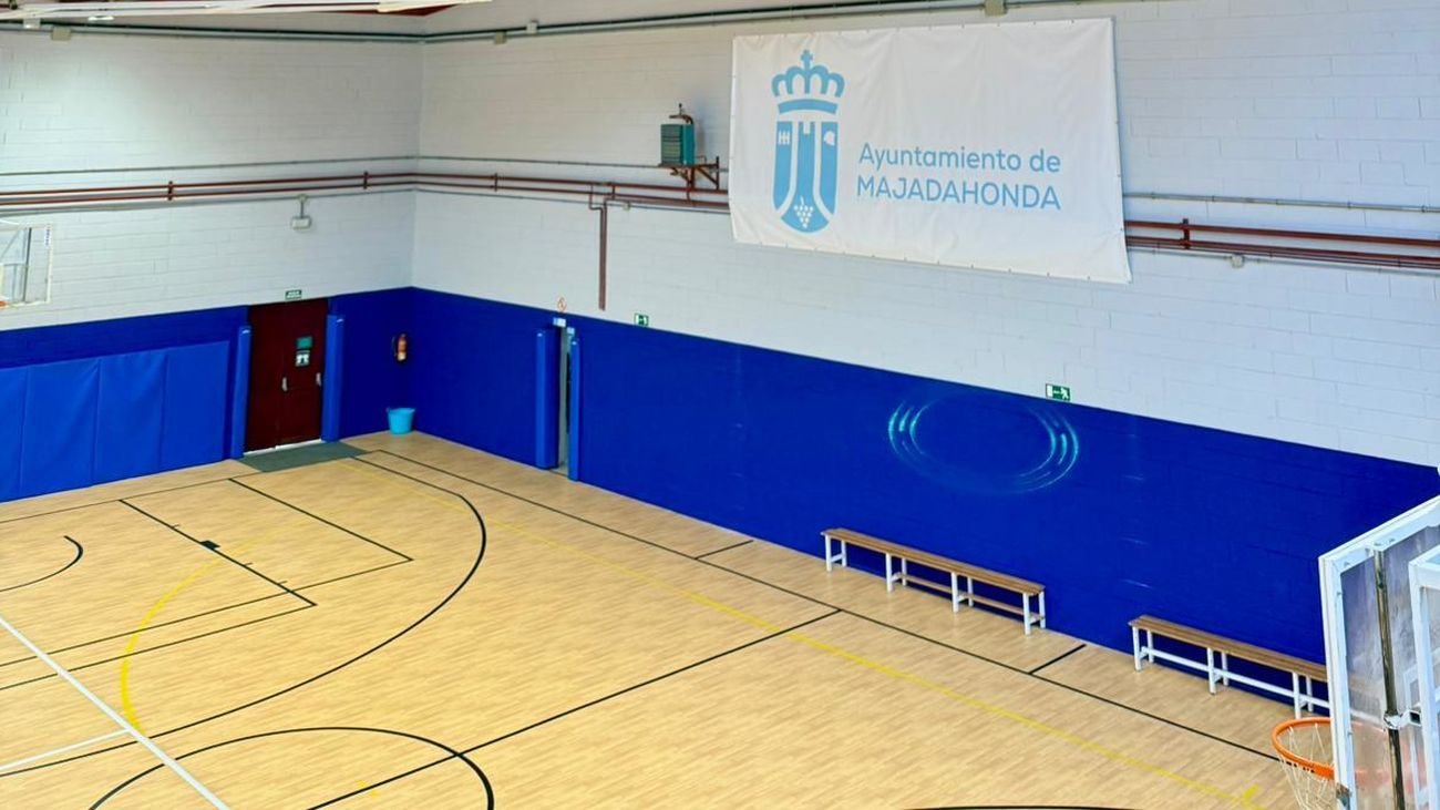 Interior del Polideportivo Municipal El Tejar de Majadahonda