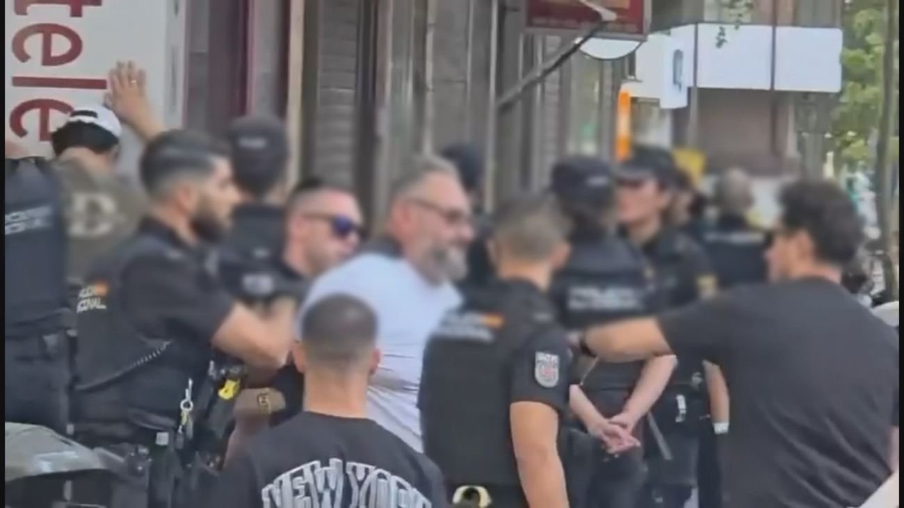 Cuatro detenidos en Madrid tras un intento de robo con violencia en la calle Orense