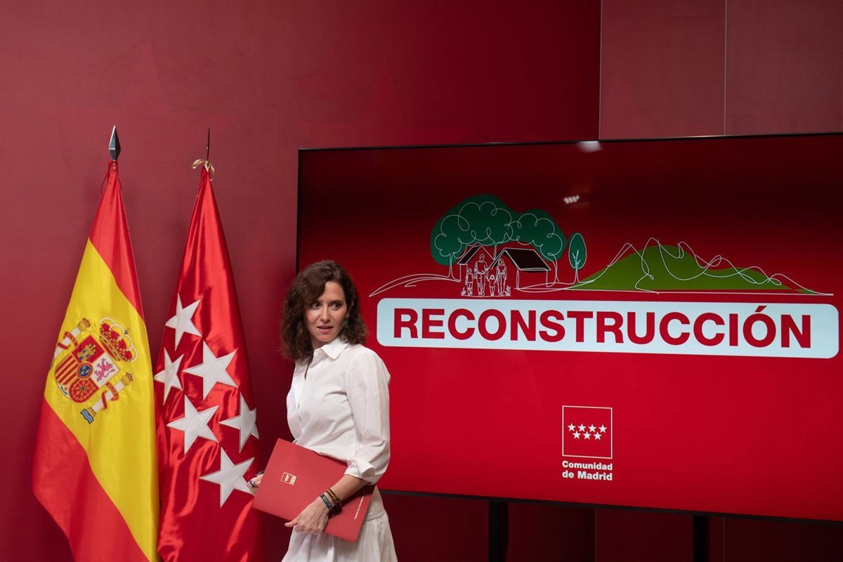 La Comunidad de Madrid activa el 88% de las medidas para apoyar a los municipios afectados por el incendio