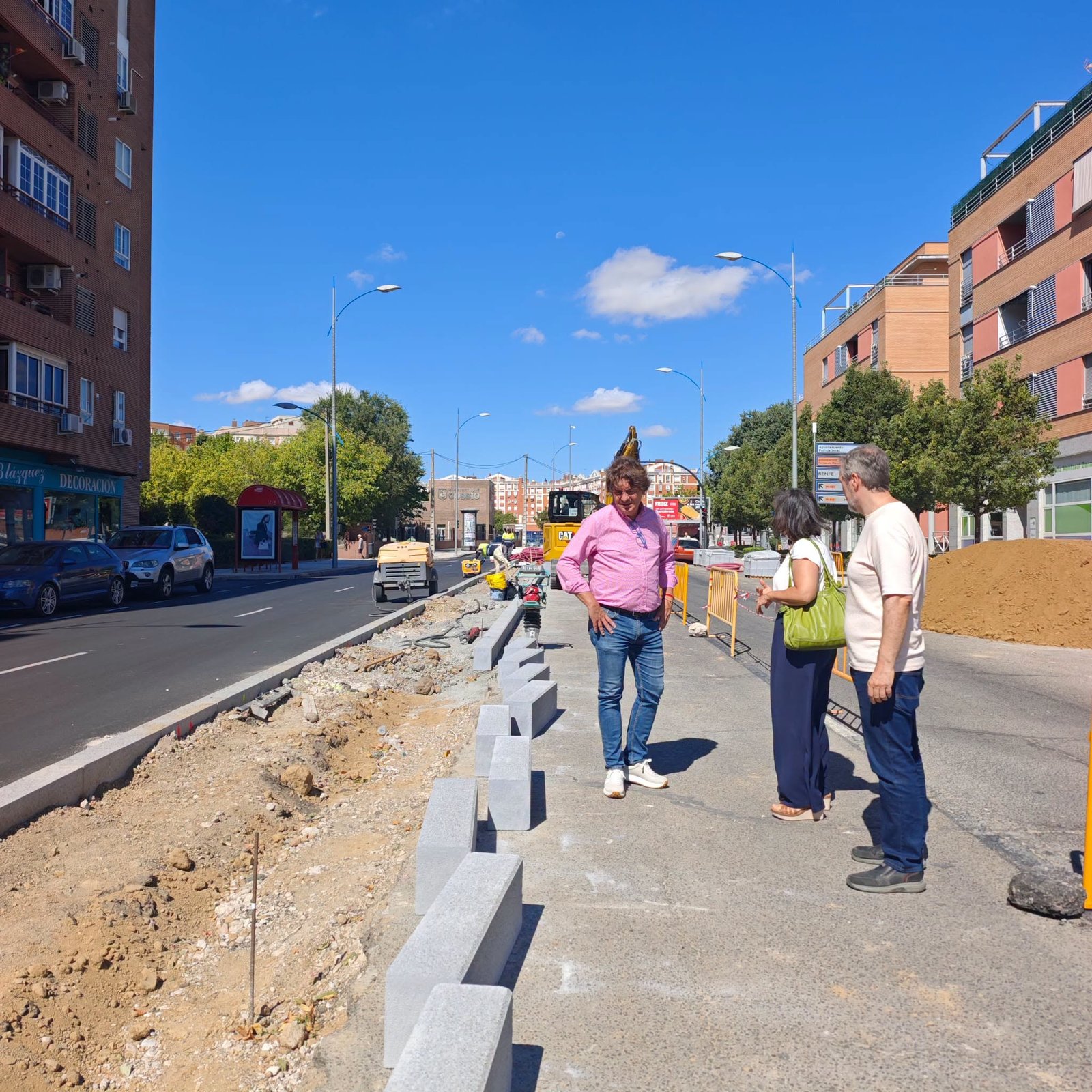 Madrid avanza en la ampliación de la mediana de la calle Extremadura para mejorar la accesibilidad