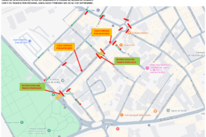 Madrid implementa cortes de tráfico en Daoiz y Velarde por obras de saneamiento