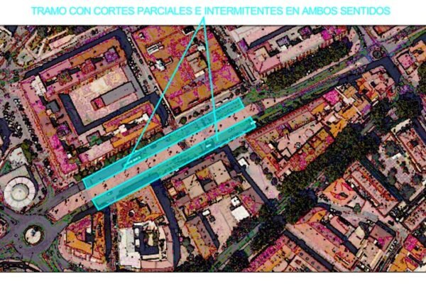 Madrid informa sobre cortes parciales de tráfico en Vía Complutense por obras