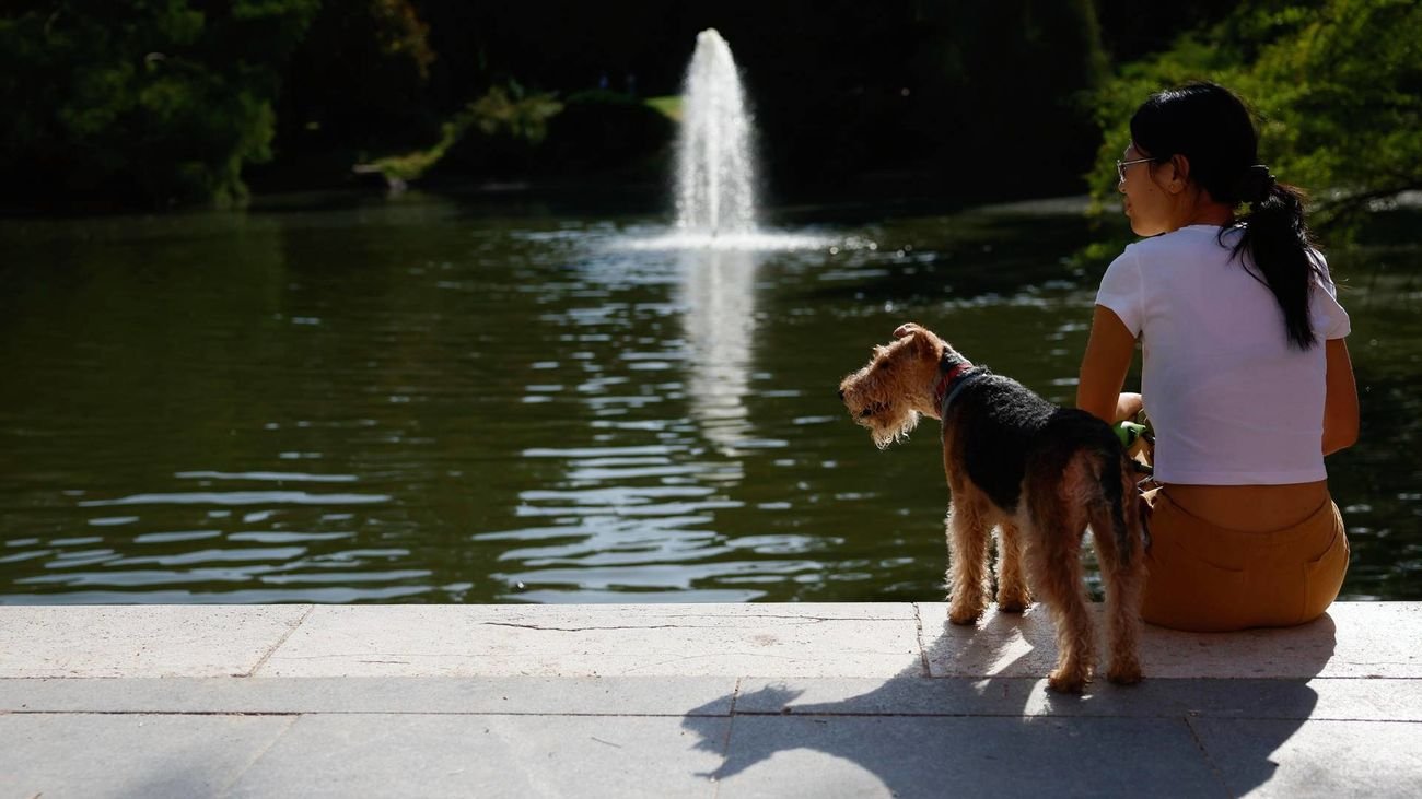 Vista del parque de El Retiro