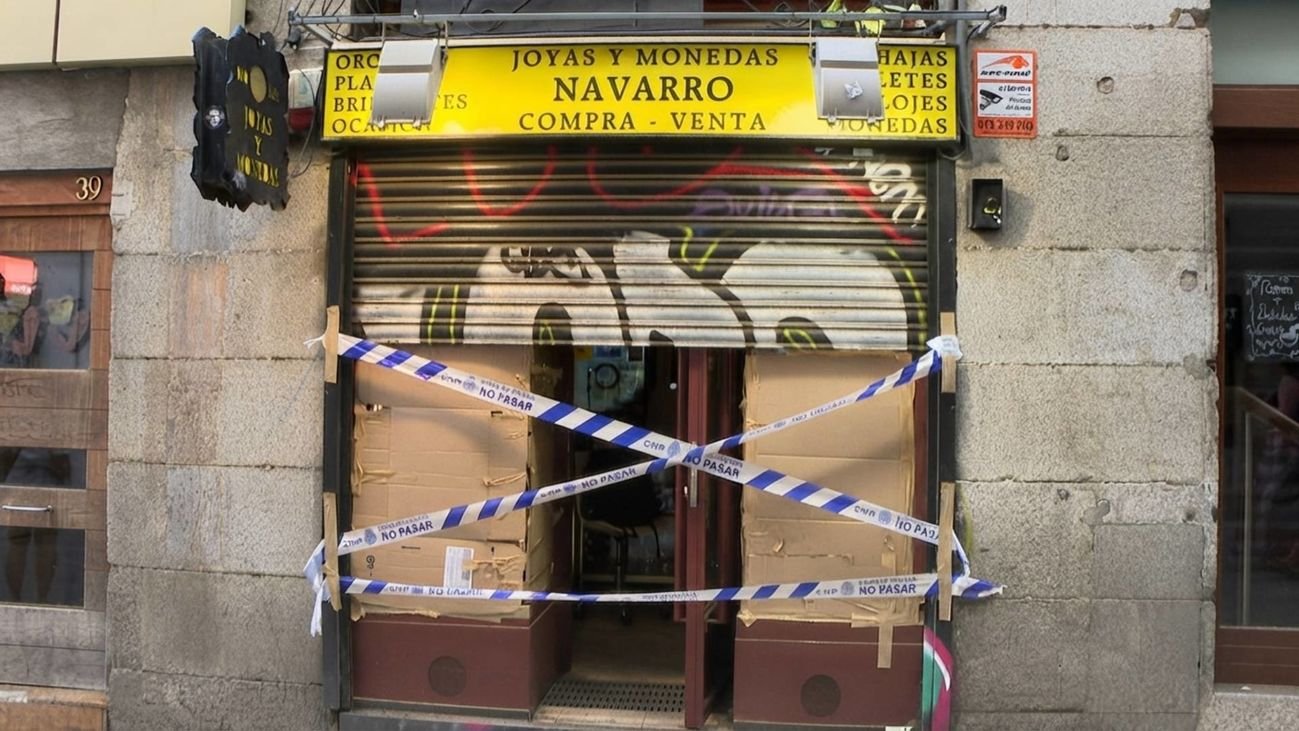 Madrid sufre un nuevo robo en joyería, el séptimo asalto en un año