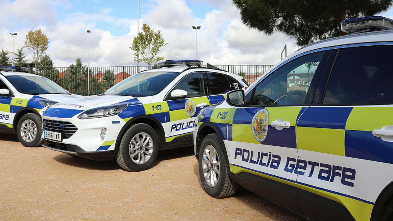 Vehículos de la Policía Local de Getafe
