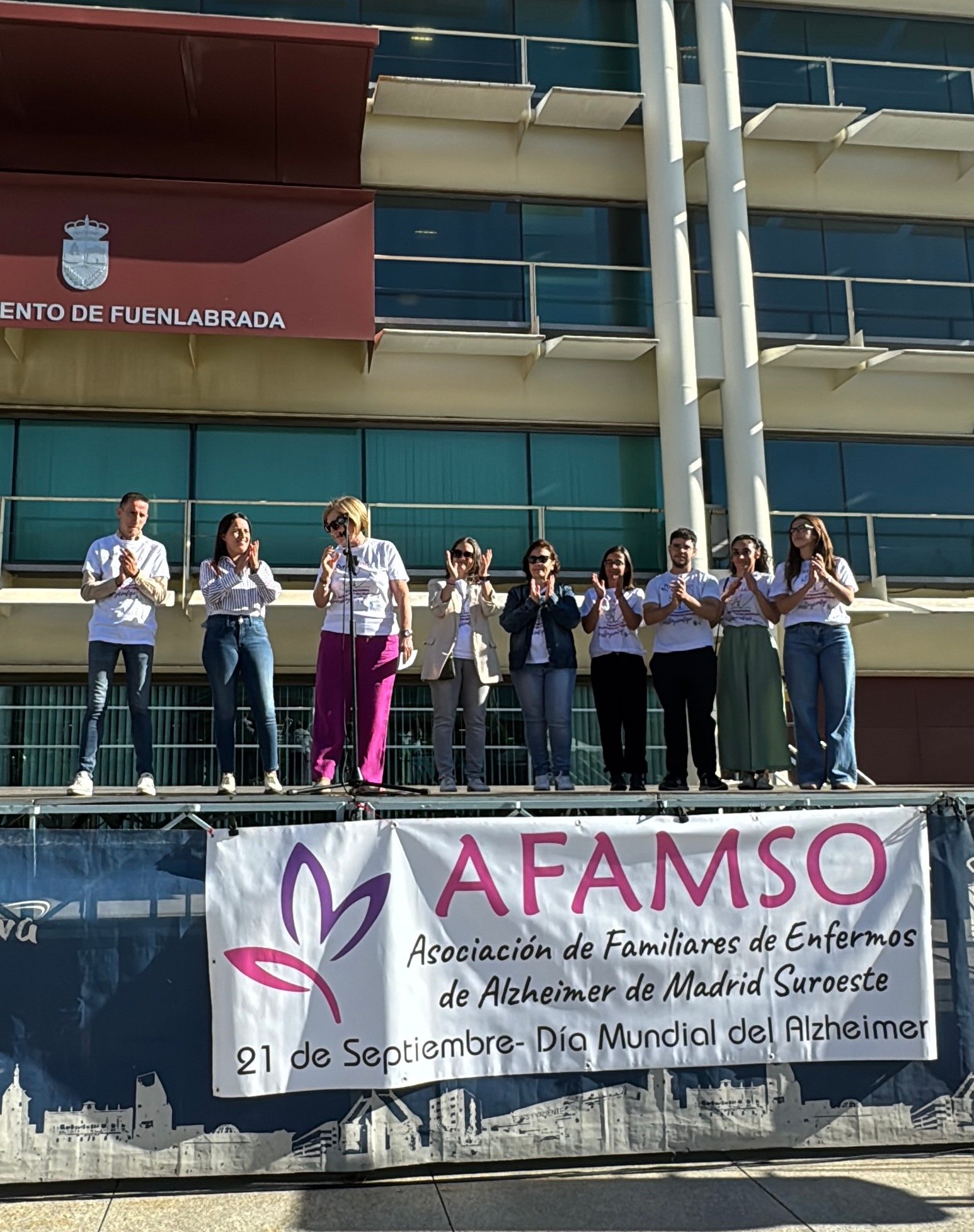 Fuenlabrada conmemora el Día Mundial del Alzheimer con una marcha solidaria por la memoria y el apoyo a los afectados