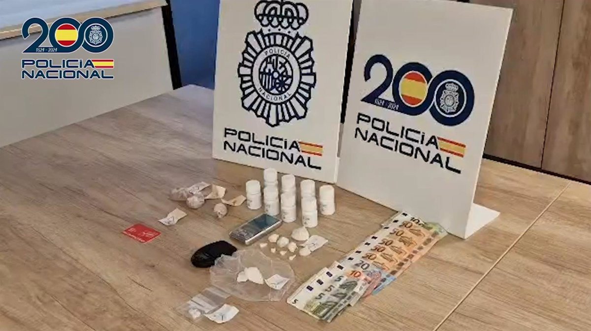 La Policía Nacional desmantela un narcopiso en Carabanchel y detiene a tres personas